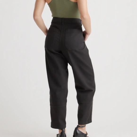 Quince Pants - Organic Stretch Cotton Twill Barrel Pants 8
